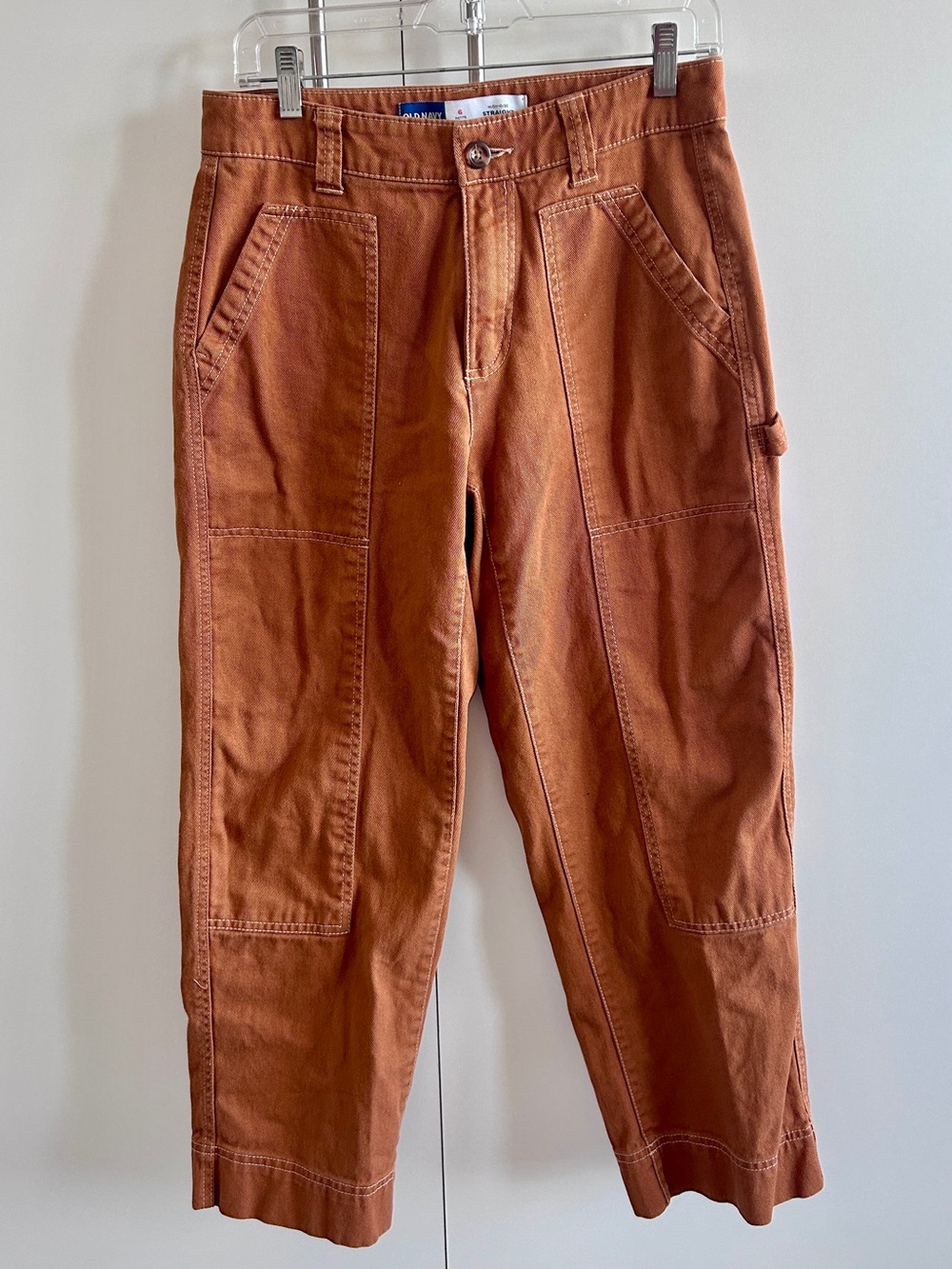 Women’s Rust Orange Cargo Work Pants